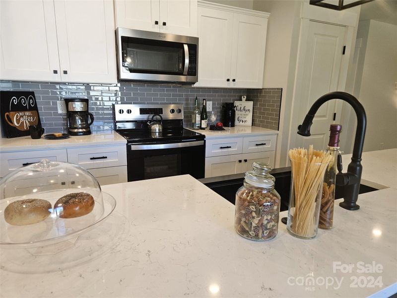 Lots of cabinets & counter space.