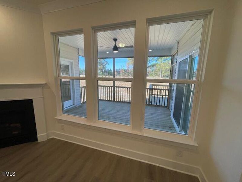 Overlooking Screened-In Porch