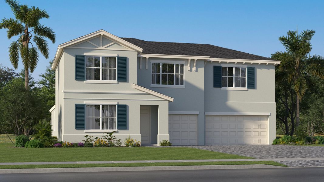 New construction Single-Family house 12232 Sw Roma Circle, Port St. Lucie, FL 34987 Cheyenne- photo