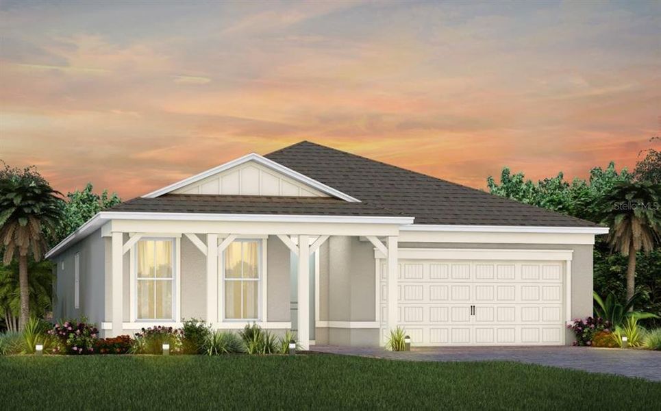 New construction Single-Family house 1959 Spring Shower Circle, Kissimmee, FL 34744 Palmary- photo