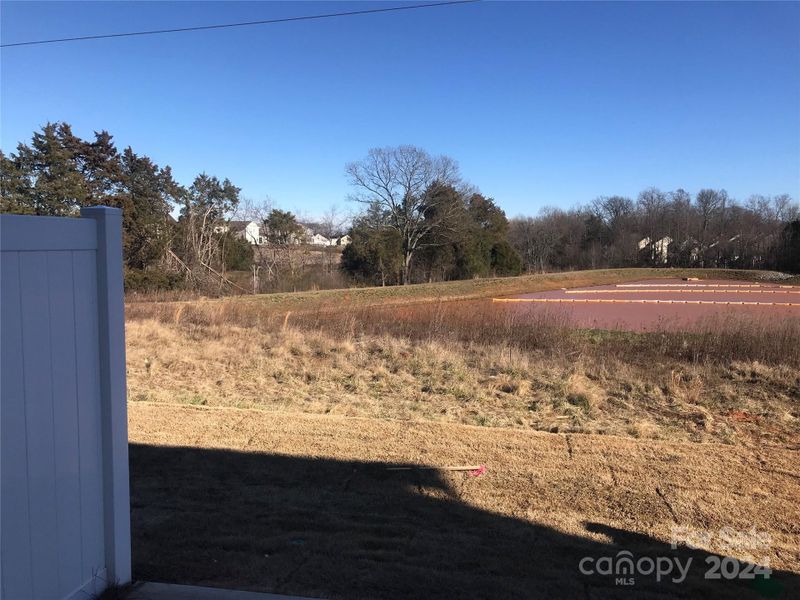 Photo of Actual yard - Private Yard Space, no rear neighbors