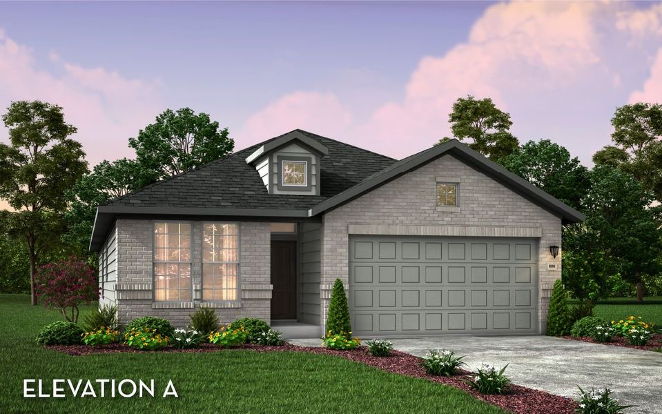 New construction Single-Family house Montauk, 14303 Pecan Maple Drive, Crosby, TX 77532 - photo
