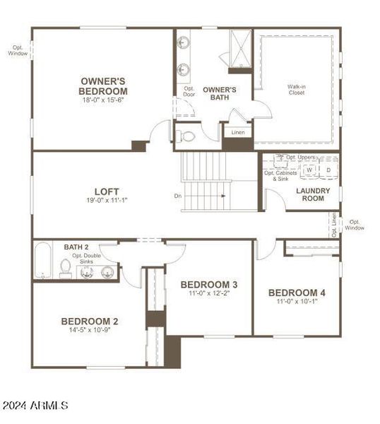 RED III- Lot 640 Second Floor Plan