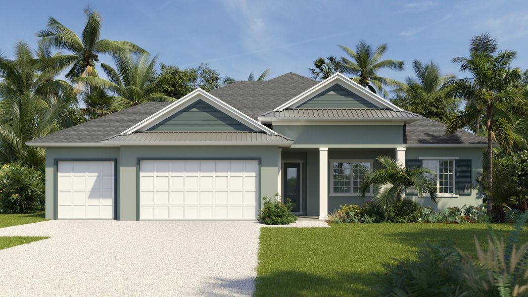 New construction Single-Family house Villa Trissino, 851 Vantage Street Southeast, Palm Bay, FL 32909 - photo