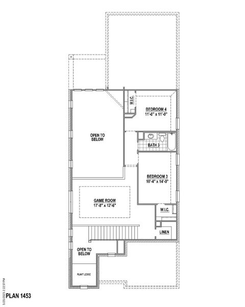 Plan 1453 2nd Floor