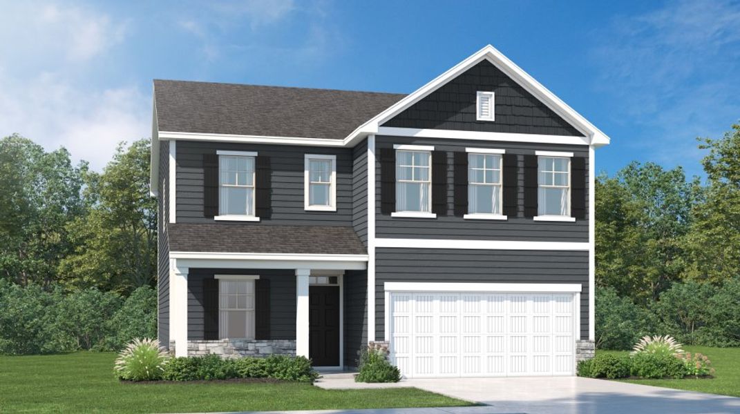 New construction Single-Family house 424 Willard Woods Drive, Wendell, NC 27591 Lansford- photo