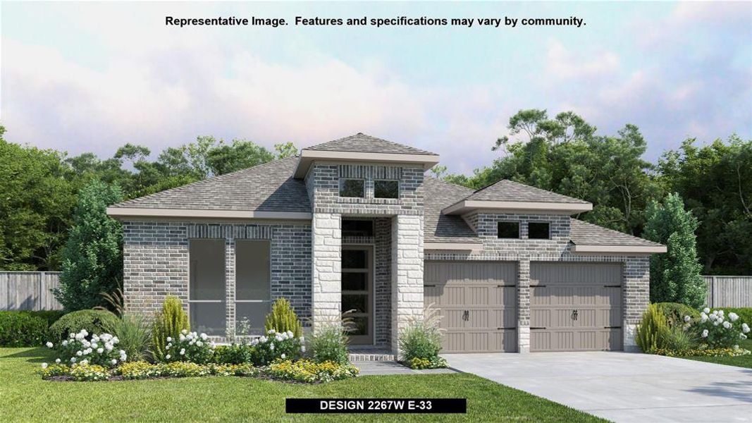 New construction Single-Family house Design 2267W, 792 Cedarwood Court, Haslet, TX 76052 - photo