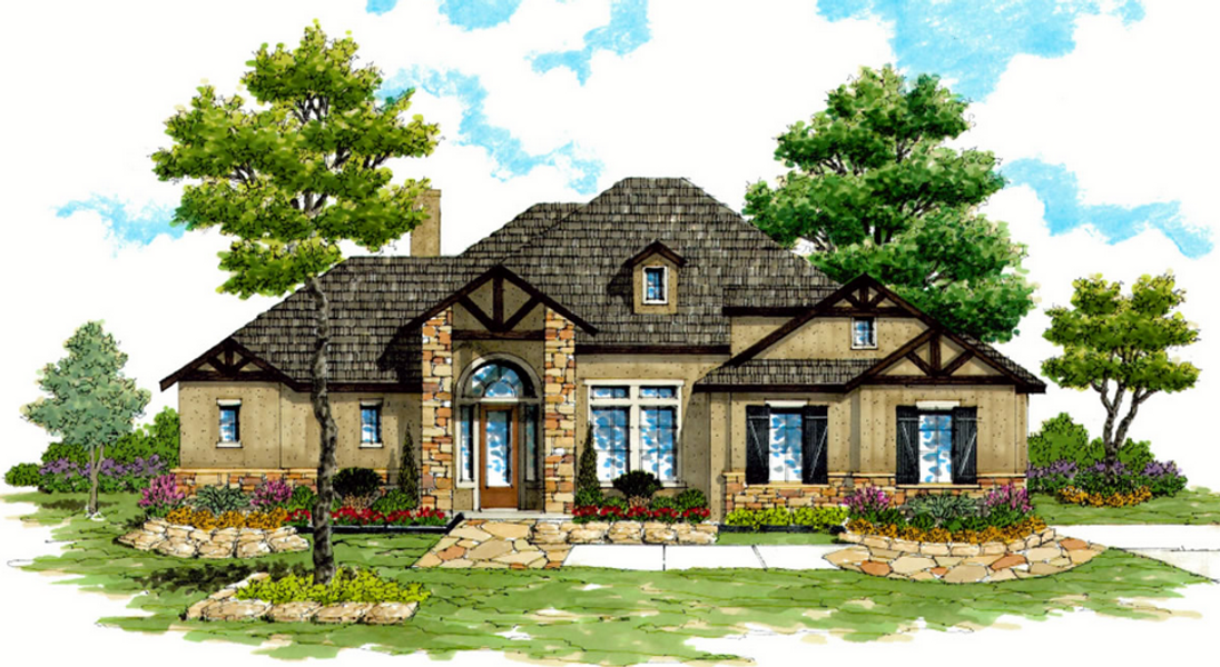 New construction Single-Family house Plan 2674, 207 Stone Loop, Castroville, TX 78009 - photo