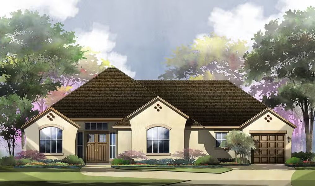 New construction Single-Family house Concord : 80-2971SF.1, 8287 Blue Oak Way, San Antonio, TX 78266 - photo
