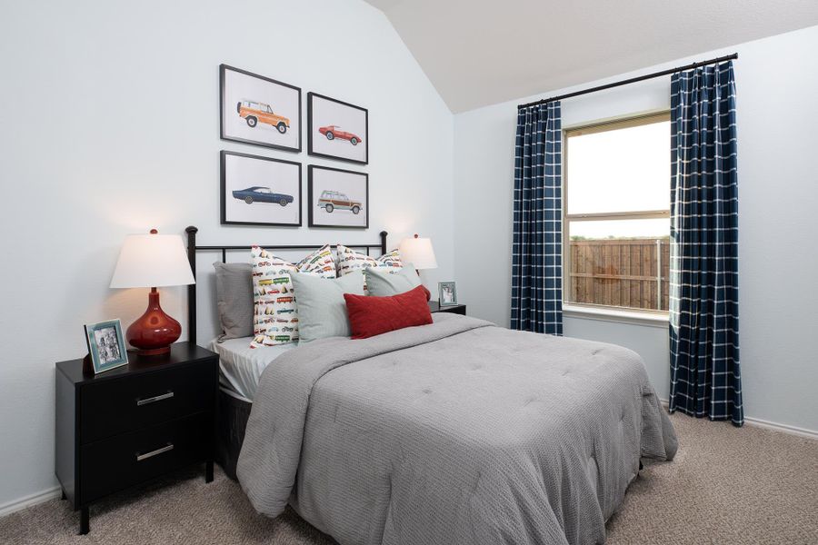 Bedroom 2 | Concept 2186 at Summer Crest in Fort Worth, TX by Landsea Homes