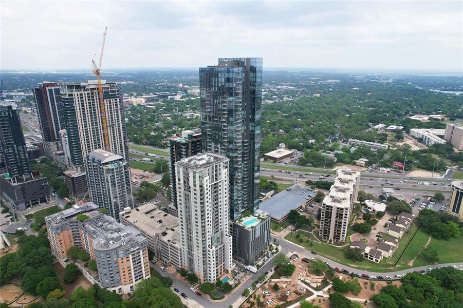 New construction condo near downtown Austin and Rainey Street