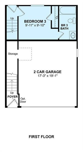 The Lincoln II floor plan by K. Hovnanian Homes. 1st Floor shown. *Prices, plans, dimensions, features, specifications, materials, and availability of homes or communities are subject to change without notice or obligation.