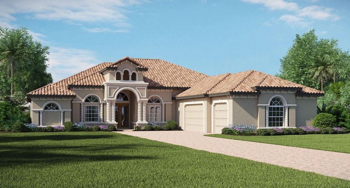 New construction Single-Family house Florenza II, 4 Emerald Lake Drive, Palm Coast, FL 32137 - photo