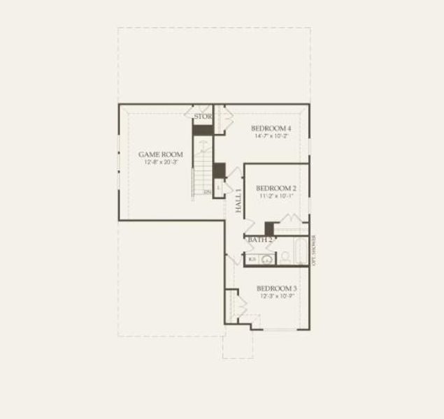 Pulte Homes, Jayton floor plan