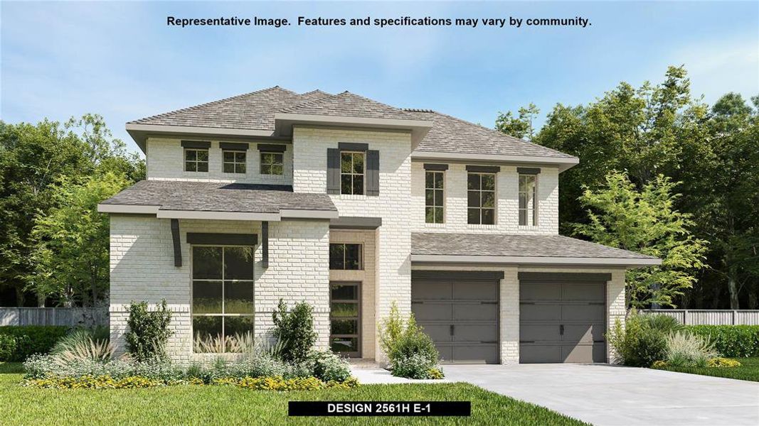 New construction Single-Family house Design 2561H, Ford Trail, New Braunfels, TX 78130 - photo