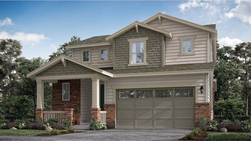 New construction Single-Family house 24385 E Ohio Drive, Aurora, CO 80018 Elbert- photo