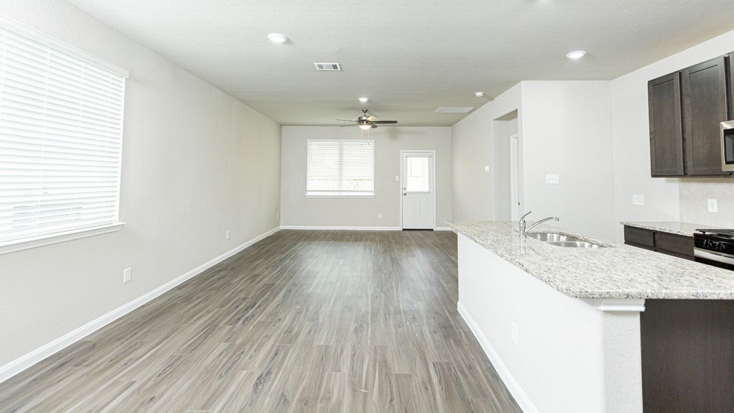 Dining Area to Family Room