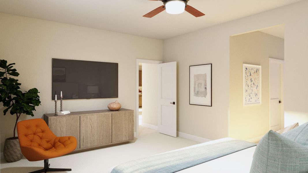 Primary Bedroom | Gila | Wildera – Valley Series | New Homes in San Tan Valley, AZ | Landsea Homes