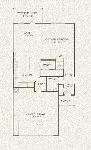 Pulte Homes, Camelia floor plan