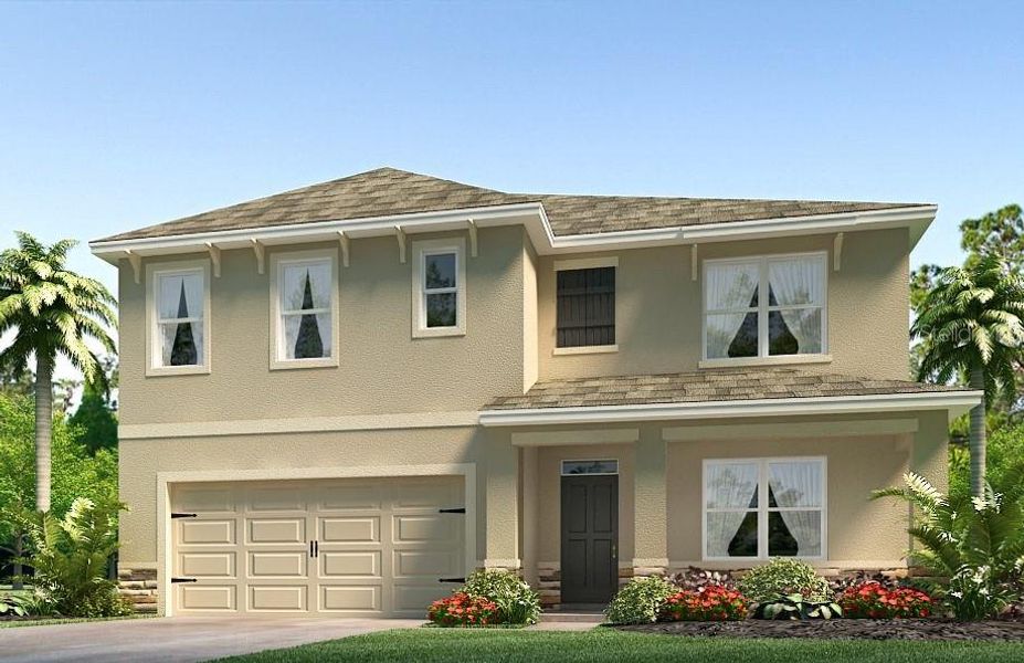 New construction Single-Family house 3440 Shady Sunrise Loop, Plant City, FL 33565 - photo