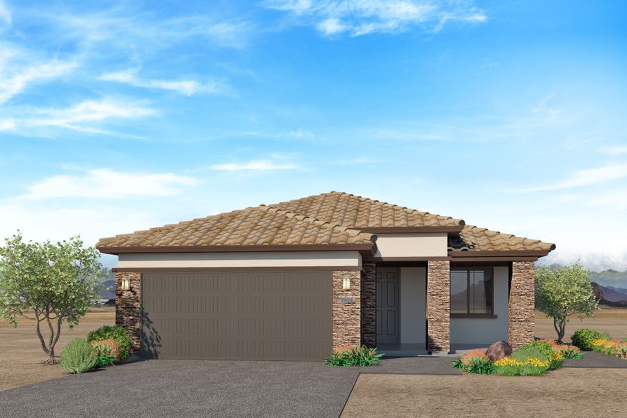 New construction Single-Family house Plan 3510, 25152 North 134th Drive, Peoria, AZ 85383 - photo