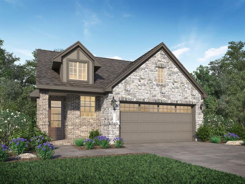 New construction Single-Family house 310 Violet Crown Lane, New Caney, TX 77357 Cupertino- photo