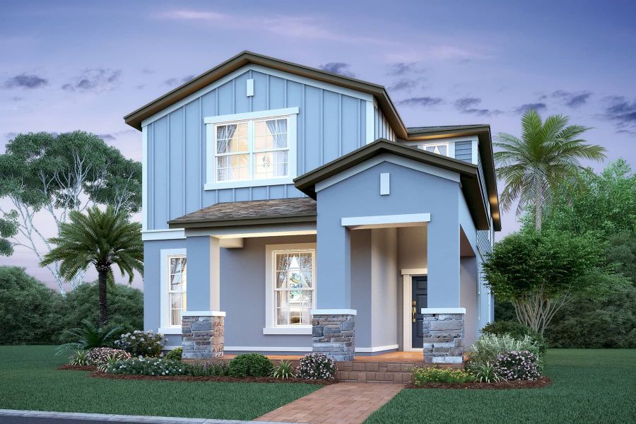 New construction Single-Family house Wekiva - Avenue Collection, 746 Rivington Avenue, Debary, FL 32713 - photo