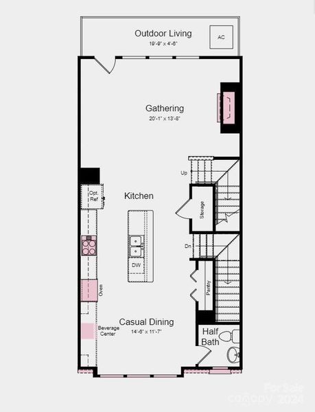 Structural options added include: fireplace in gathering room, ledge in owner's shower.