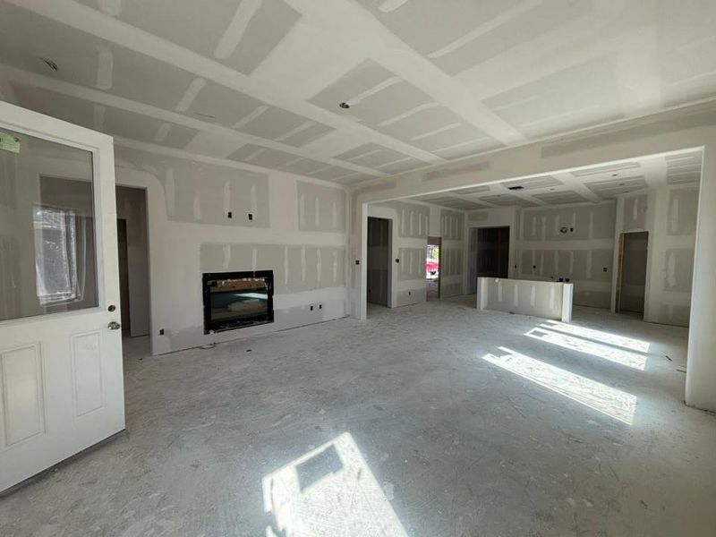 View of unfurnished living room