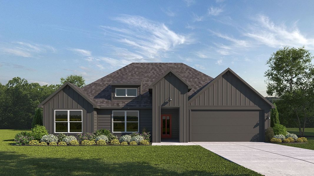 New construction Single-Family house P50E Egret, 2310 Water Lily Way, Pilot Point, TX 76258 - photo