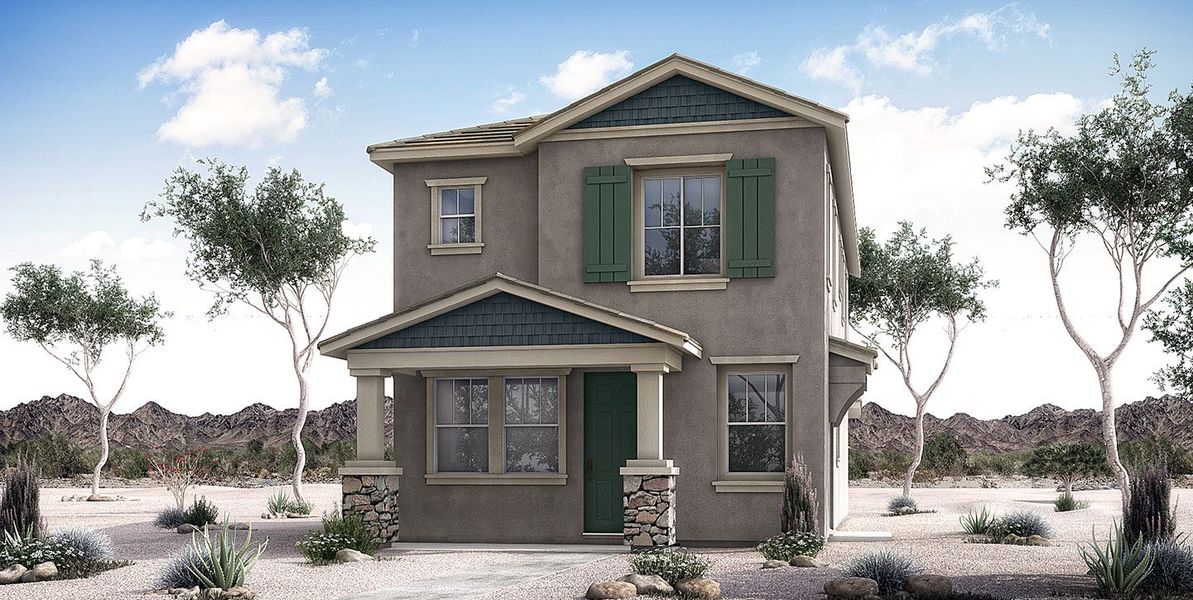 New construction Single-Family house Hamlet, 43258 N Hinoki St, Queen Creek, AZ 85140 - photo