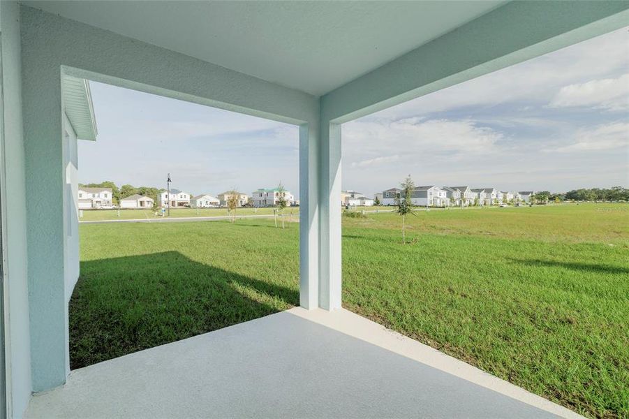 Covered Rear Lanai / View