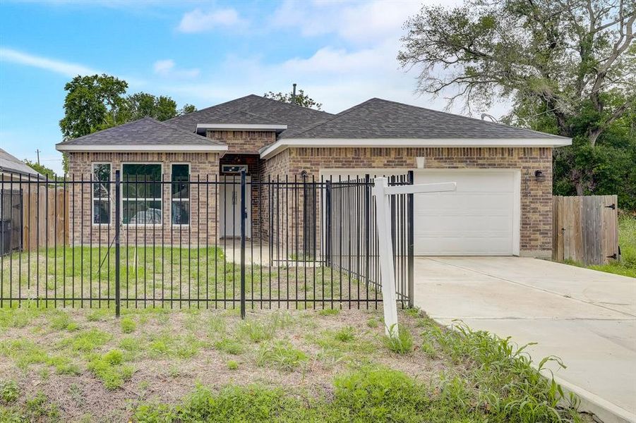 Front gated entrance