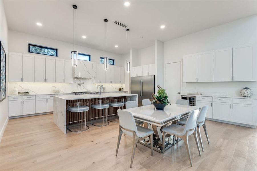 Dining Area opens to Kitchen