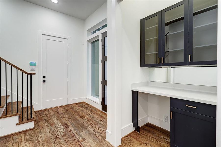 View of beverage area found off kitchen - A elevator capable space! Inquire for estimate.