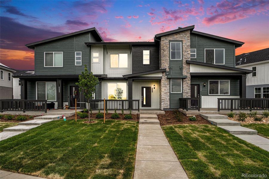 New construction Townhouse house 5492 Second Avenue, Timnath, CO 80547 302- photo