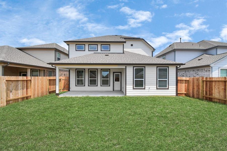 Backyard retreat, offering an abundance of space for kids to play and explore. The possibilities are endless in this outdoor haven, where the joy of open-air activities and family gatherings awaits.