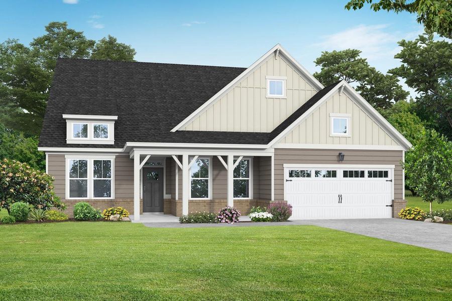 New construction Single-Family house The Magnolia A, 720 Glenmere Drive, Knightdale, NC 27545 - photo
