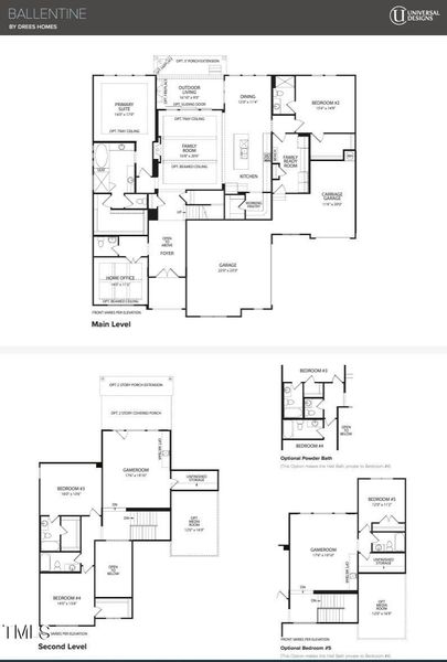 FLOOR PLAN OPTIONS