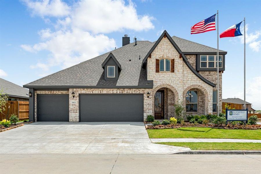New construction Single-Family house 10633 Moss Cove Drive, Fort Worth, TX 76036 The Dewberry III- photo