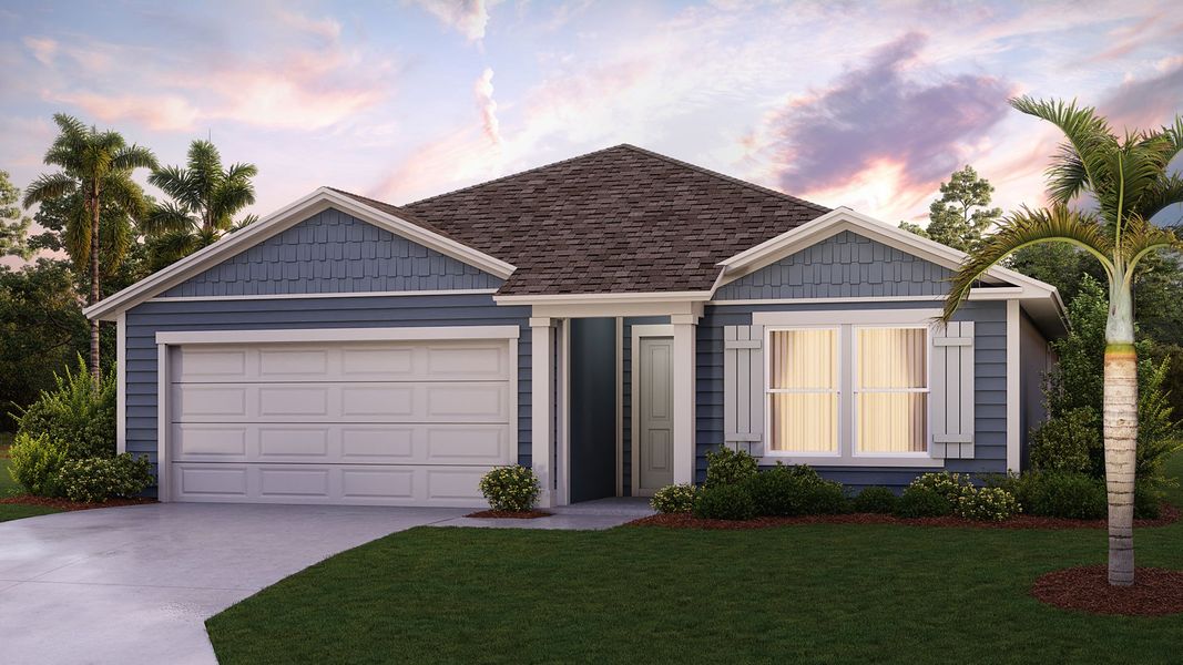 New construction Single-Family house 2597 Falling Star Ln, Green Cove Springs, FL 32043 ARIA- photo