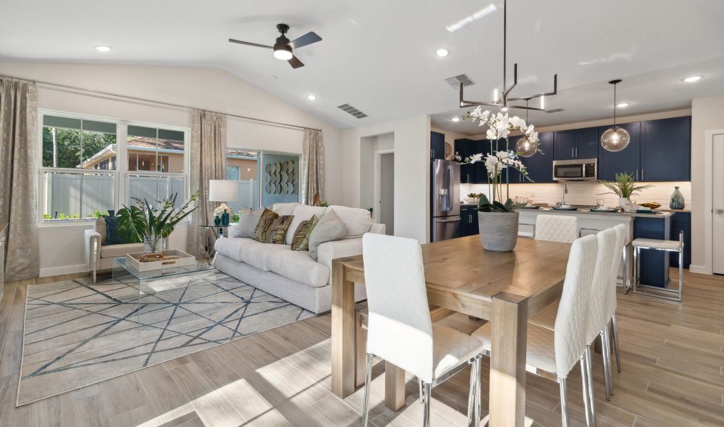 Dining area adjacent to great room