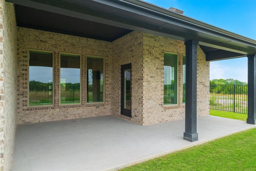 View of patio