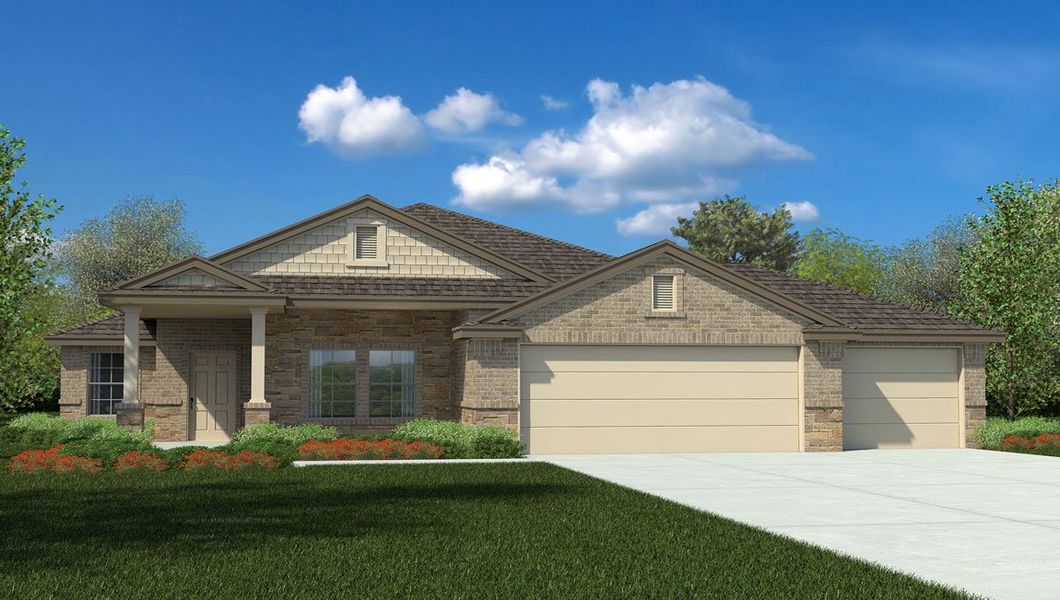 New construction Single-Family house 14077 Carsten Loop, Salado, TX 76571 Elmwood- photo