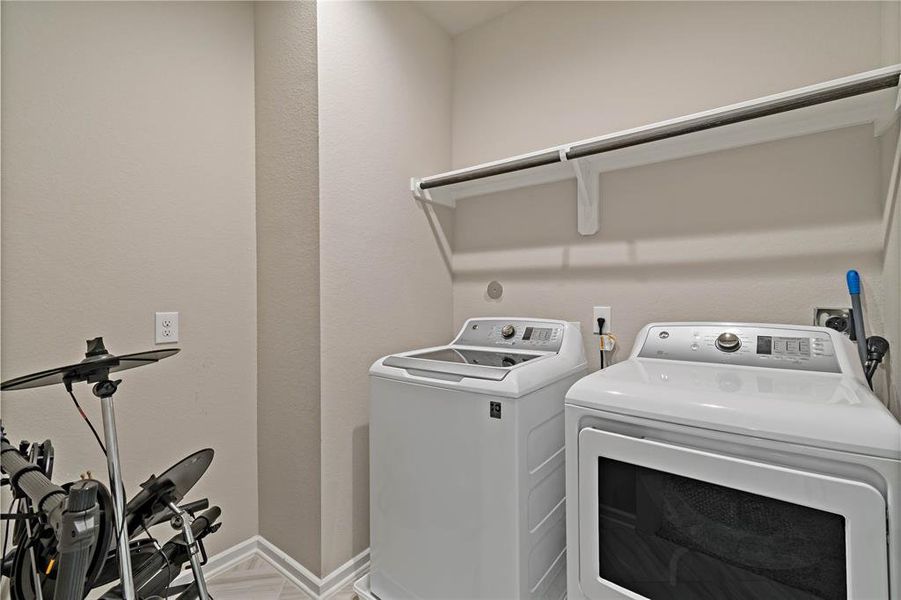 laundry room.