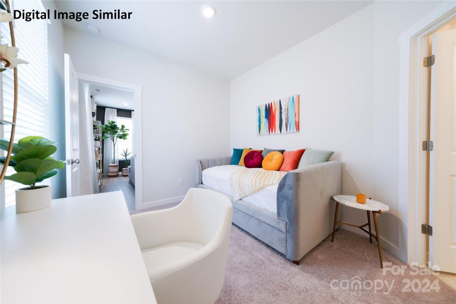 Digital Image Similar: Guest Room is off the Family Room