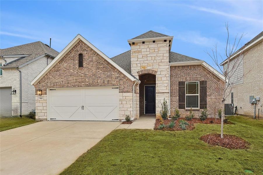 New construction Single-Family house 948 Water Canna Drive, Fort Worth, TX 76247 Premier Series - Palm- photo