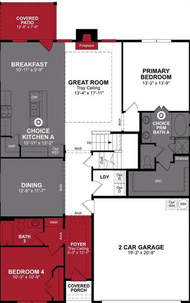 Beazer Homes Whitewing Avalon plan