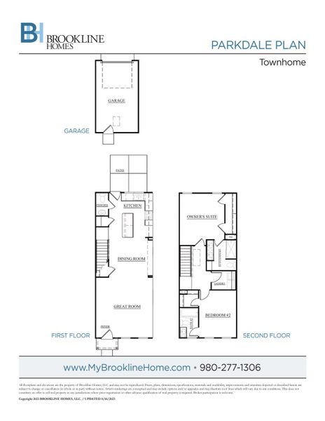 The Two Bedroom Parkdale Plan at Edgewood Preserve.