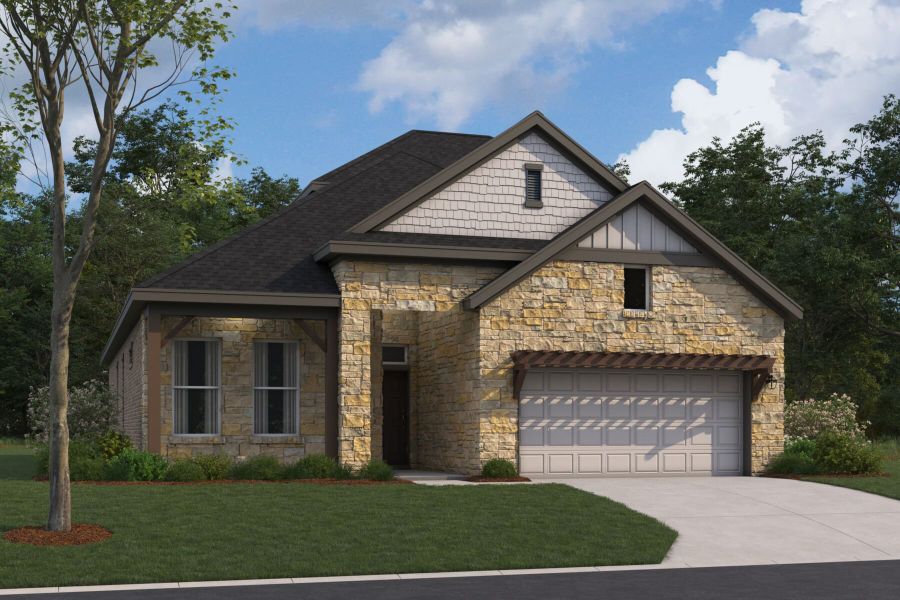 New construction Single-Family house Paramount II, 1010 Texas Ash Lane, Georgetown, TX 78628 - photo